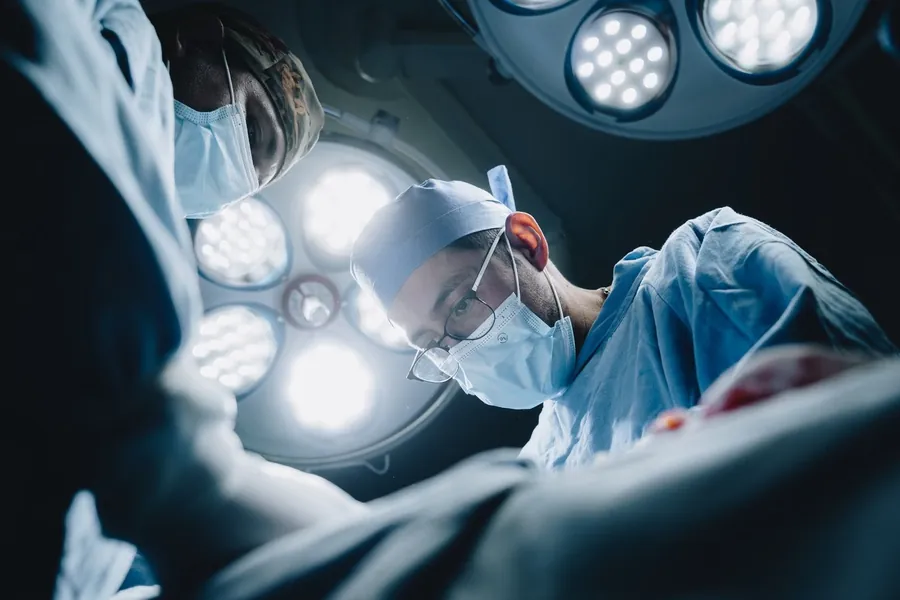 Modern hospital operating theatre